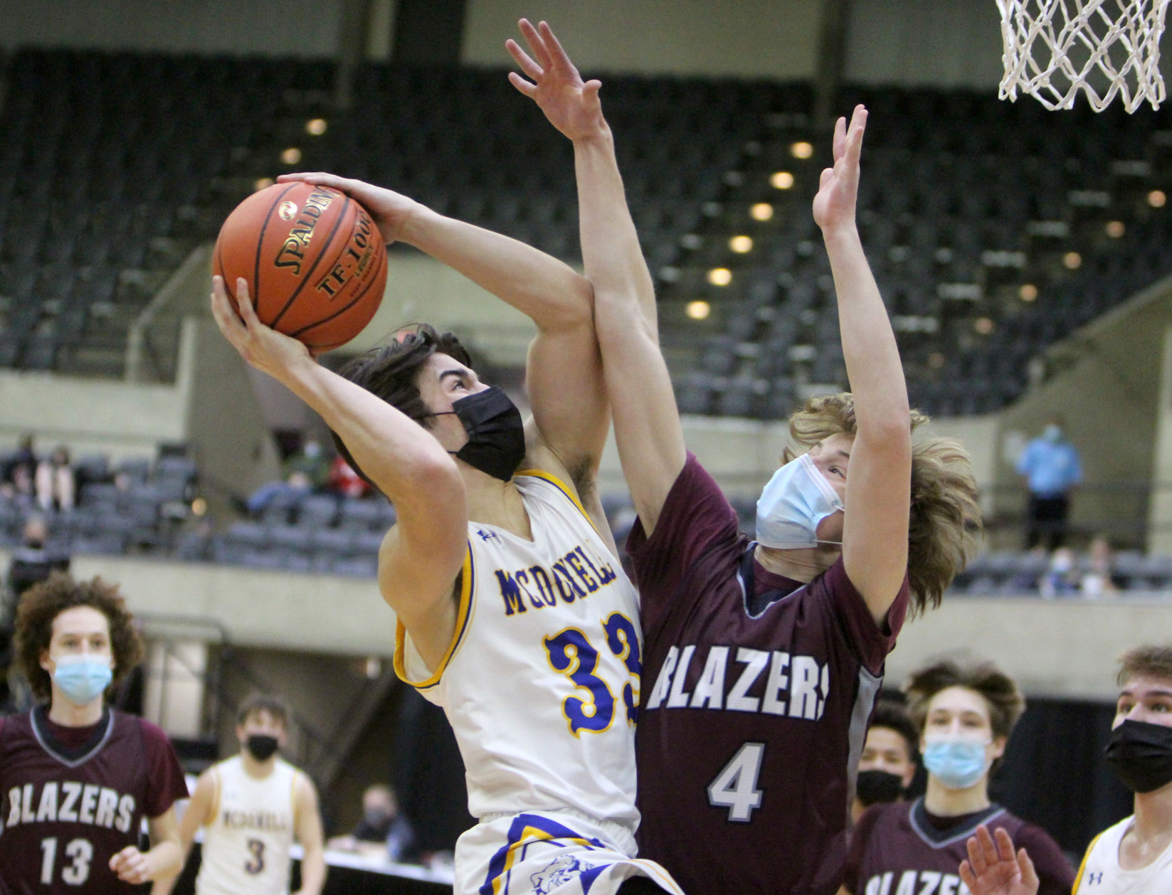 Prep Boys Basketball Division 5 State Semifinals: McDonell vs Green Bay N.E.W. Lutheran 3-4-21